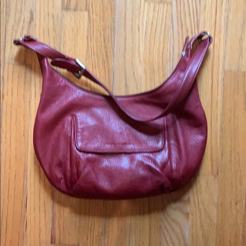 Stone Mountain Adjustable Red Shoulder Handbag - image 1